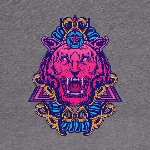 Neon Tiger by Digster